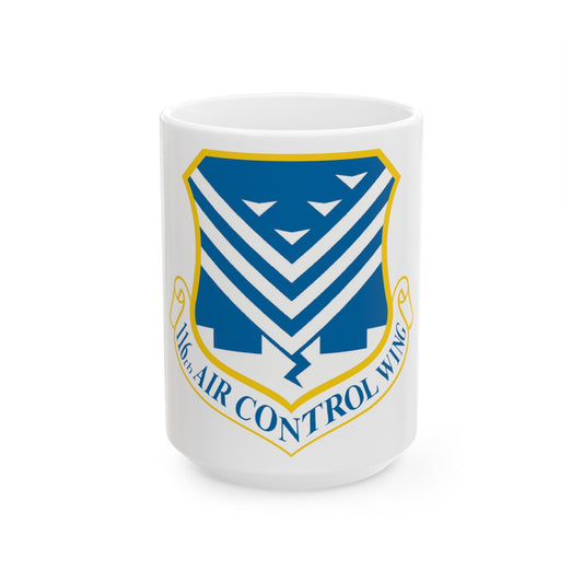116th Air Control Wing (U.S. Air Force) White Coffee Mug