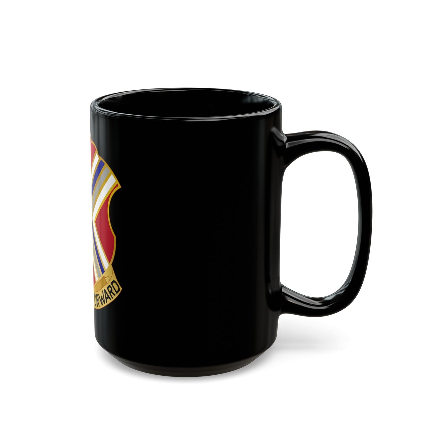 116th Infantry Regiment (U.S. Army) Black Coffee Mug-The Sticker Space
