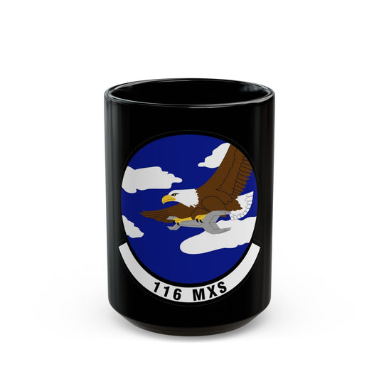 116th Maintenance Squadron (U.S. Air Force) Black Coffee Mug-15oz-The Sticker Space