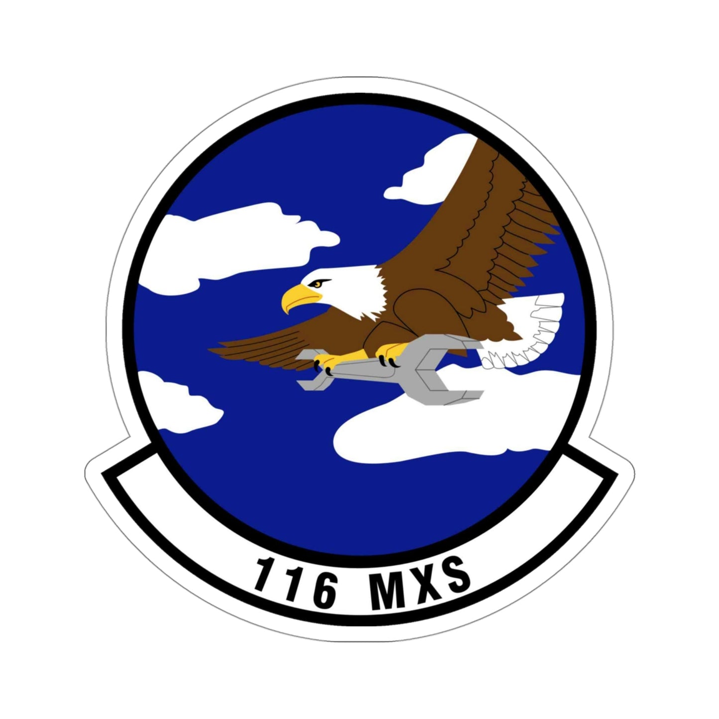 116th Maintenance Squadron (U.S. Air Force) STICKER Vinyl Die-Cut Decal-4 Inch-The Sticker Space