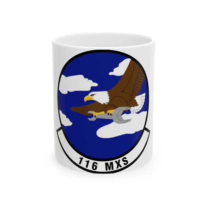 116th Maintenance Squadron (U.S. Air Force) White Coffee Mug-11oz-The Sticker Space