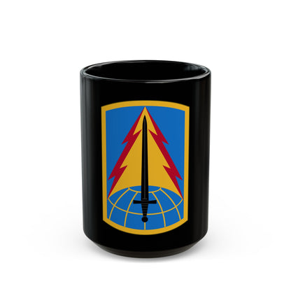 116th Military Intelligence Brigade (U.S. Army) Black Coffee Mug-15oz-The Sticker Space