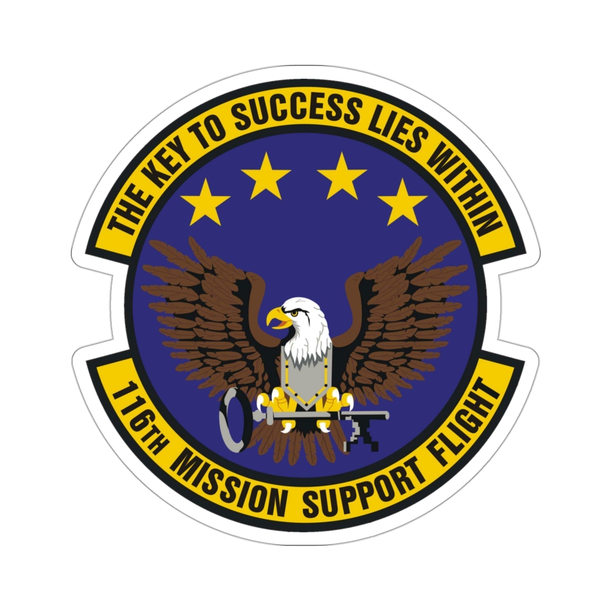 116th Mission Support Flight (U.S. Air Force) STICKER Vinyl Die-Cut Decal-3 Inch-The Sticker Space