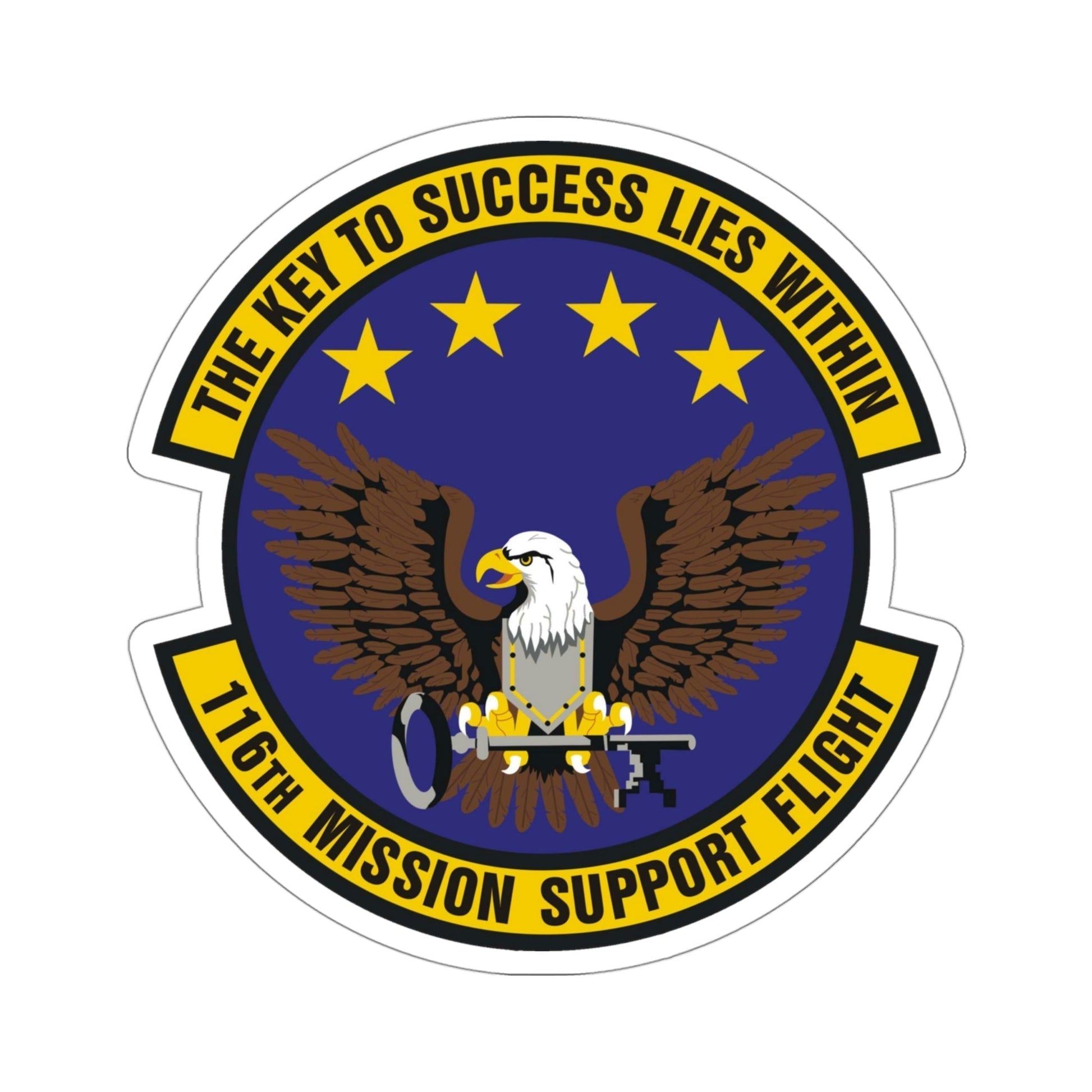 116th Mission Support Flight (U.S. Air Force) STICKER Vinyl Die-Cut Decal-4 Inch-The Sticker Space