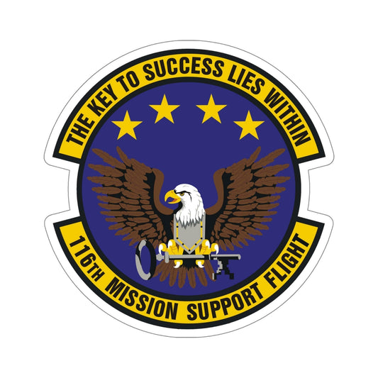116th Mission Support Flight (U.S. Air Force) STICKER Vinyl Die-Cut Decal-6 Inch-The Sticker Space
