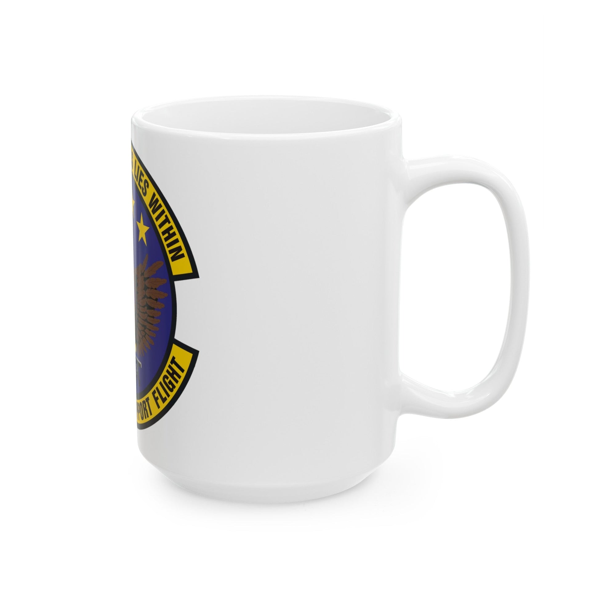 116th Mission Support Flight (U.S. Air Force) White Coffee Mug-The Sticker Space