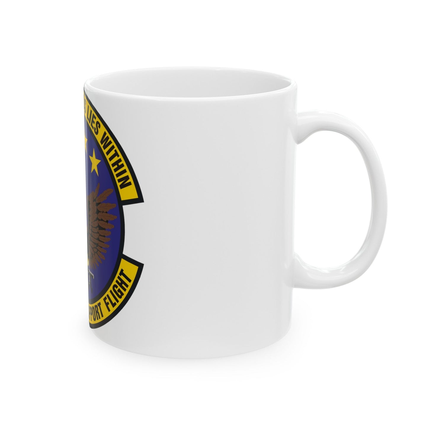 116th Mission Support Flight (U.S. Air Force) White Coffee Mug-The Sticker Space