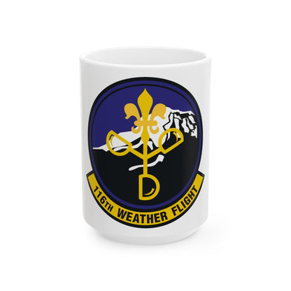 116th Weather Flight (U.S. Air Force) White Coffee Mug-15oz-The Sticker Space