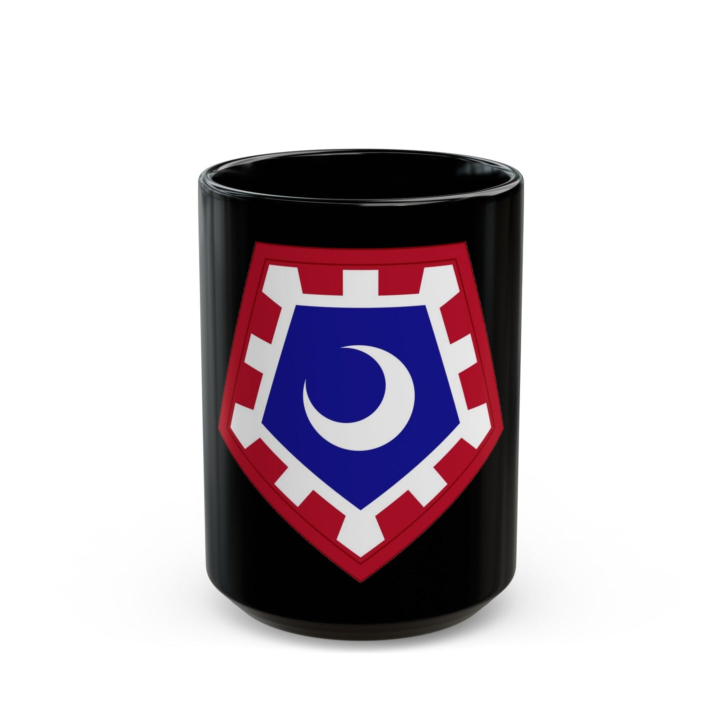 117 Engineer Brigade (U.S. Army) Black Coffee Mug-15oz-The Sticker Space
