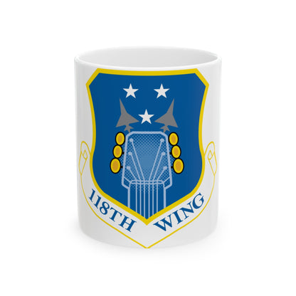 118th Wing ANG (U.S. Air Force) White Coffee Mug-11oz-The Sticker Space