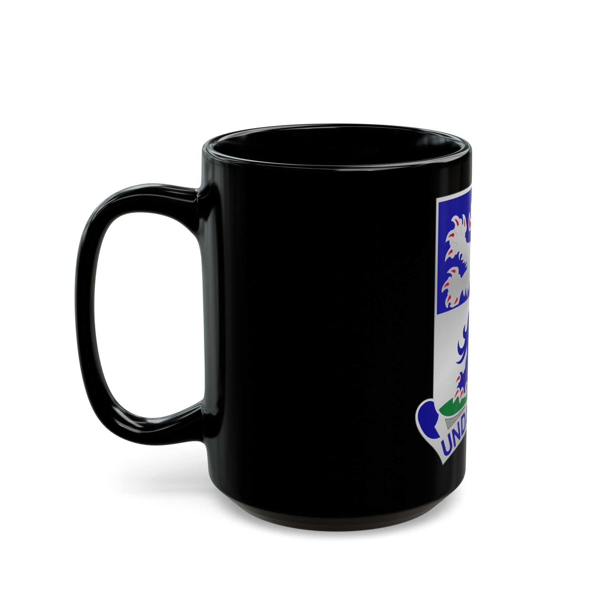 119th Infantry Regiment (U.S. Army) Black Coffee Mug-The Sticker Space
