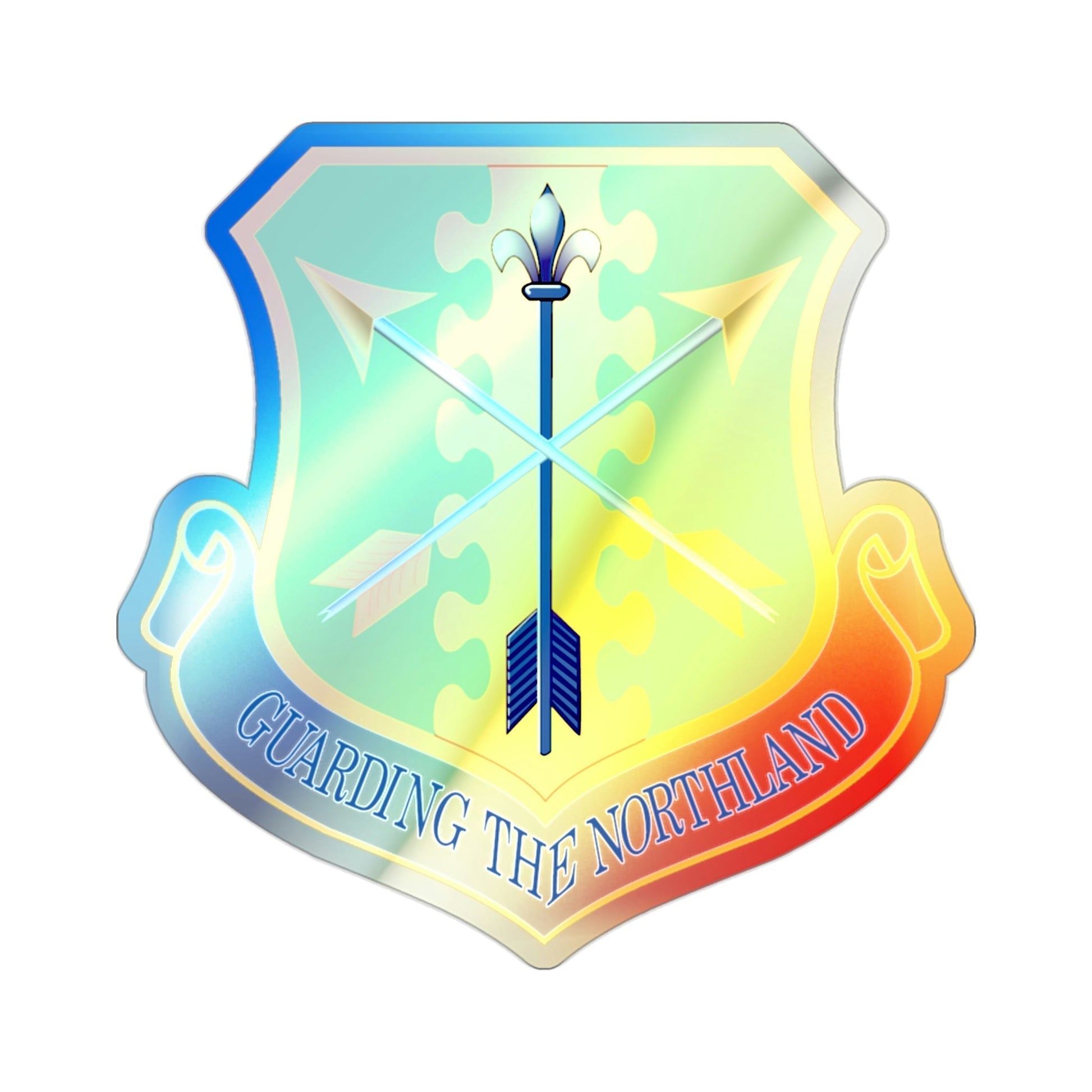 119th Wing (U.S. Air Force) Holographic STICKER Die-Cut Vinyl Decal-2 Inch-The Sticker Space