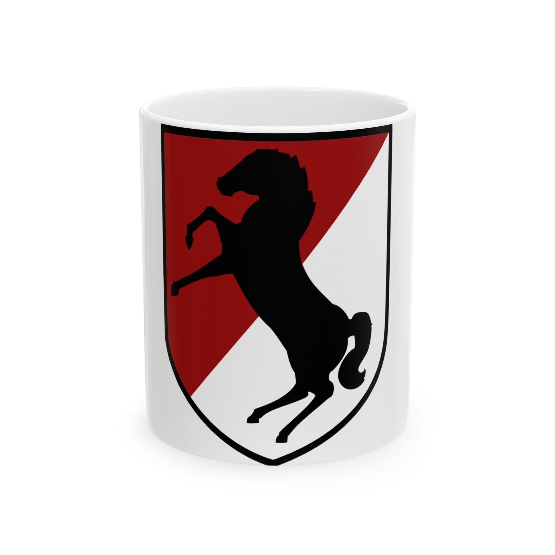 11th Armored Cavalry Regiment (U.S. Army) White Coffee Mug-11oz-The Sticker Space