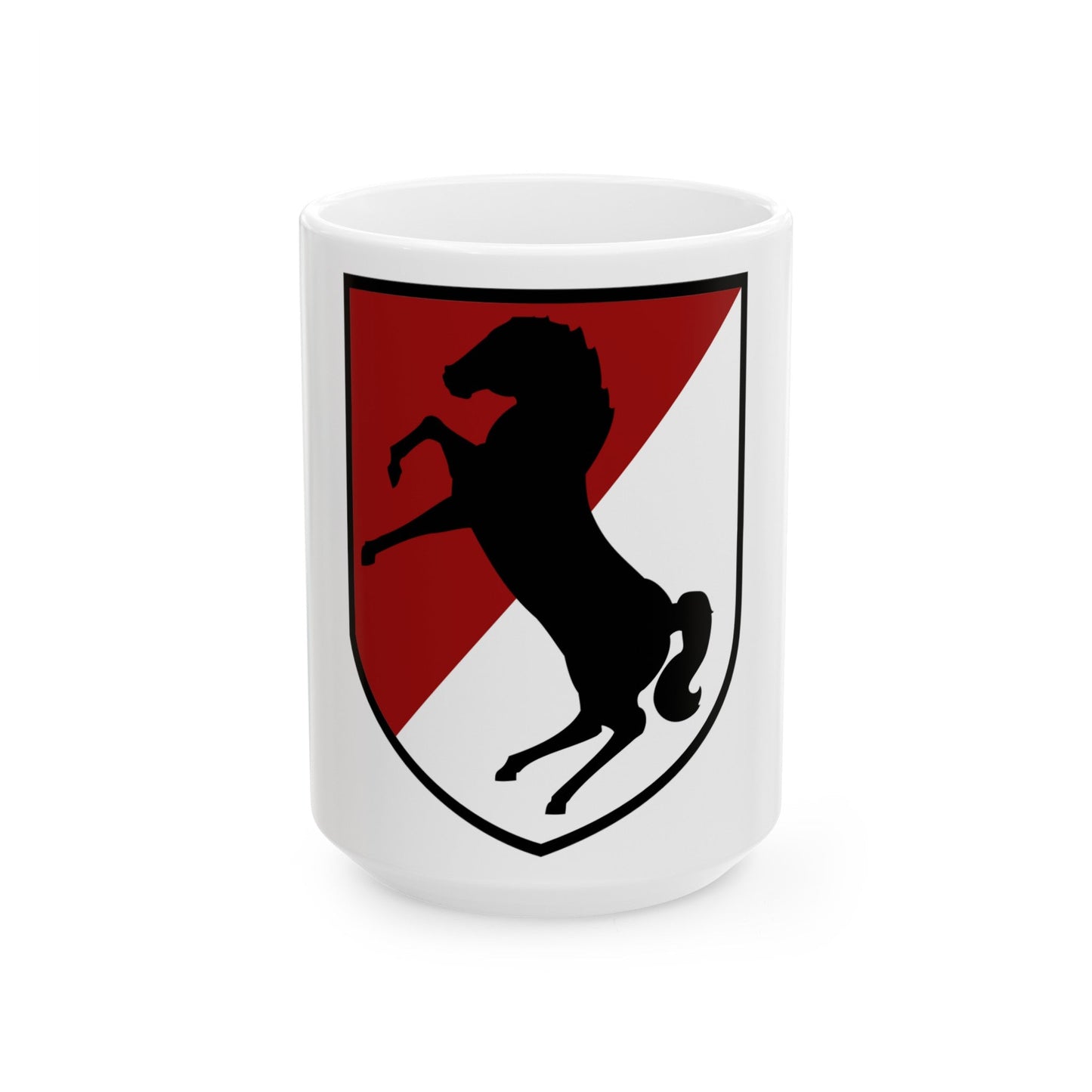 11th Armored Cavalry Regiment (U.S. Army) White Coffee Mug-15oz-The Sticker Space