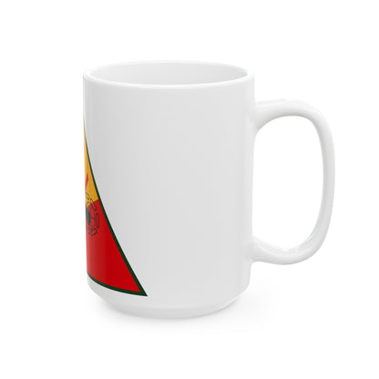 11th Armored Division (U.S. Army) White Coffee Mug-The Sticker Space