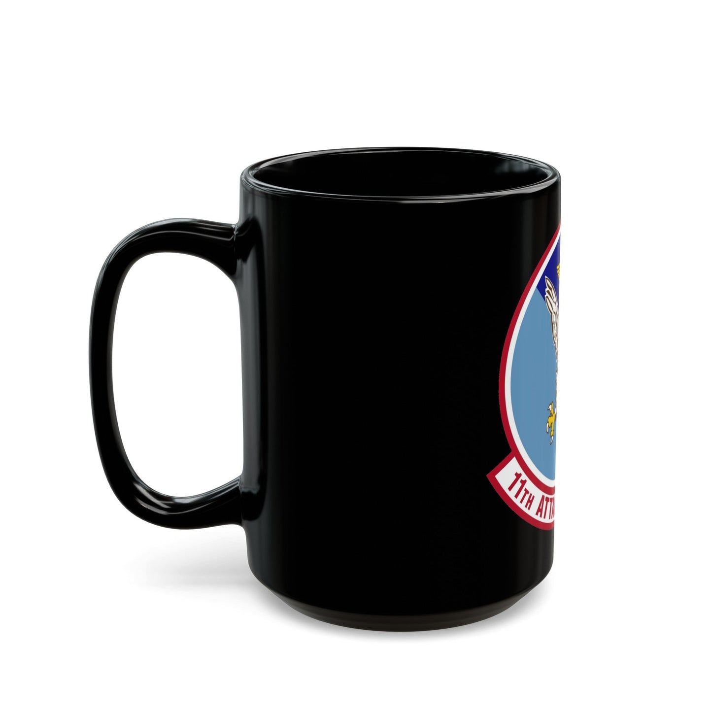 11th Attack Squadron (U.S. Air Force) Black Coffee Mug-The Sticker Space