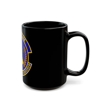 11th Comptroller Squadron (U.S. Air Force) Black Coffee Mug-The Sticker Space