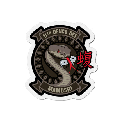 11th DENCO DET Mamushi (U.S. Navy) Die-Cut Magnet-The Sticker Space