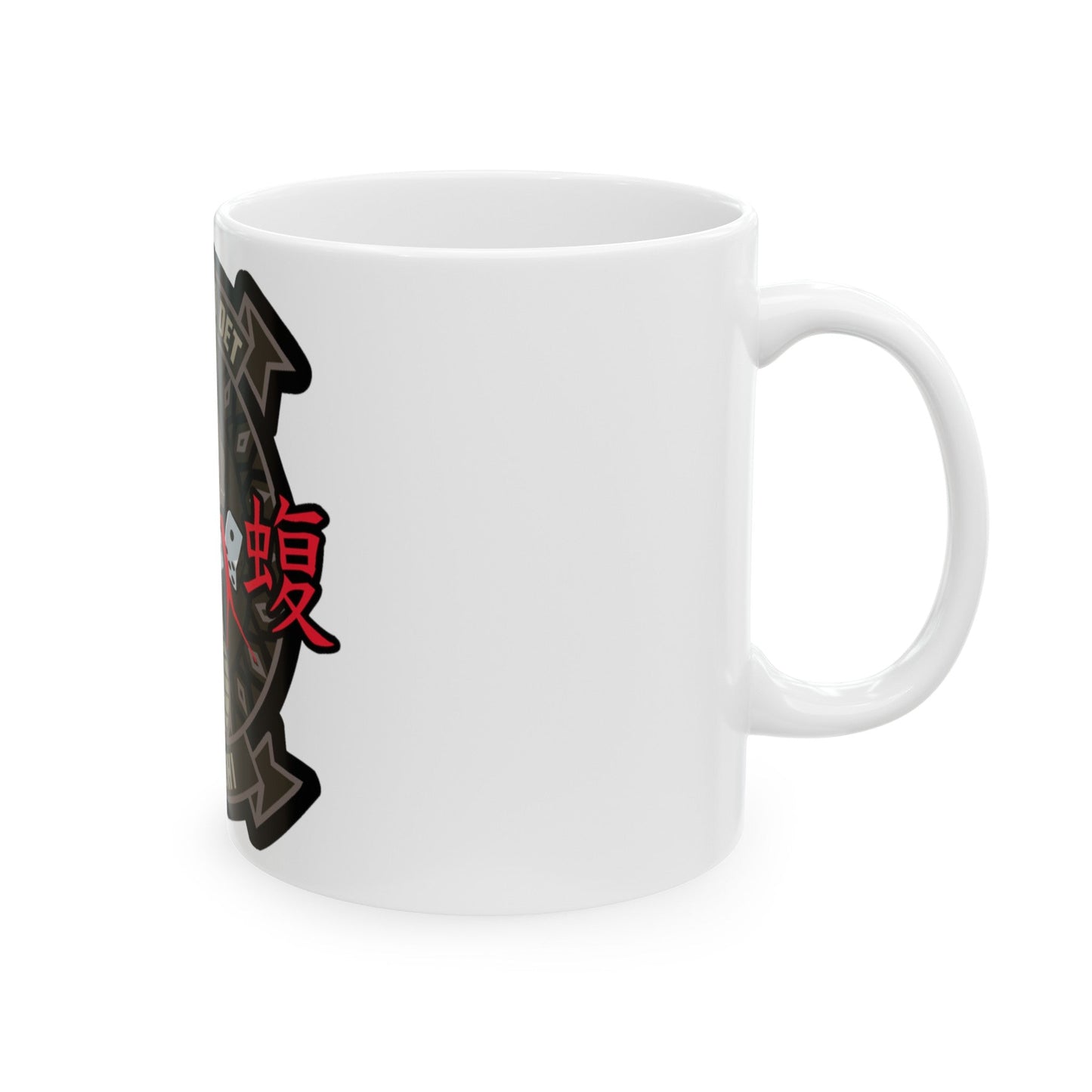 11th DENCO DET Mamushi (U.S. Navy) White Coffee Mug-The Sticker Space