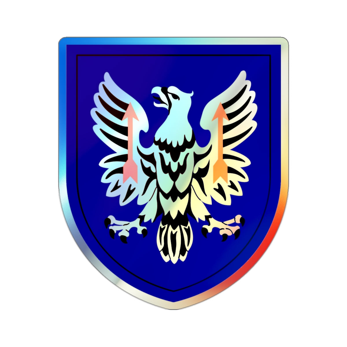 11th Expeditionary Combat Aviation Brigade (U.S. Army) Holographic STICKER Die-Cut Vinyl Decal-2 Inch-The Sticker Space