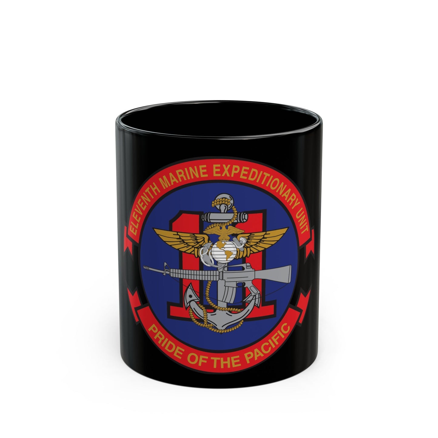 11th MEU (USMC) Black Coffee Mug-11oz-The Sticker Space
