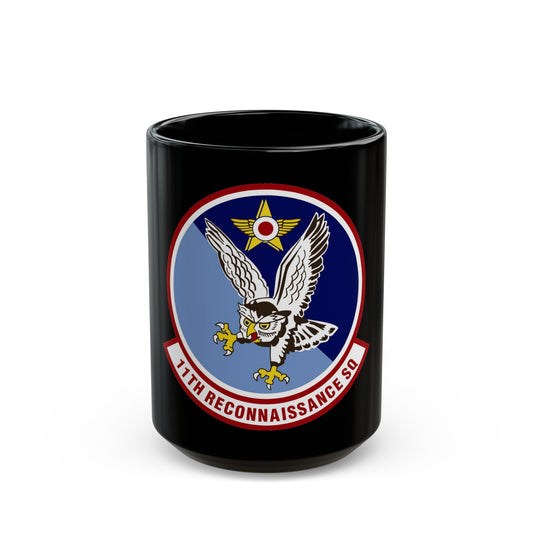 11th Reconnaissance Squadron (U.S. Air Force) Black Coffee Mug-15oz-The Sticker Space
