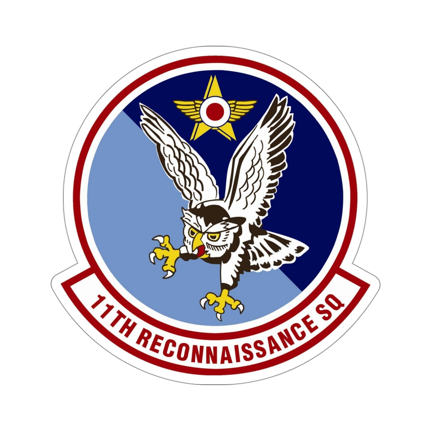 11th Reconnaissance Squadron (U.S. Air Force) STICKER Vinyl Die-Cut Decal-4 Inch-The Sticker Space