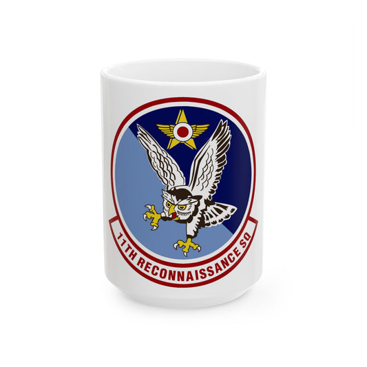 11th Reconnaissance Squadron (U.S. Air Force) White Coffee Mug-15oz-The Sticker Space