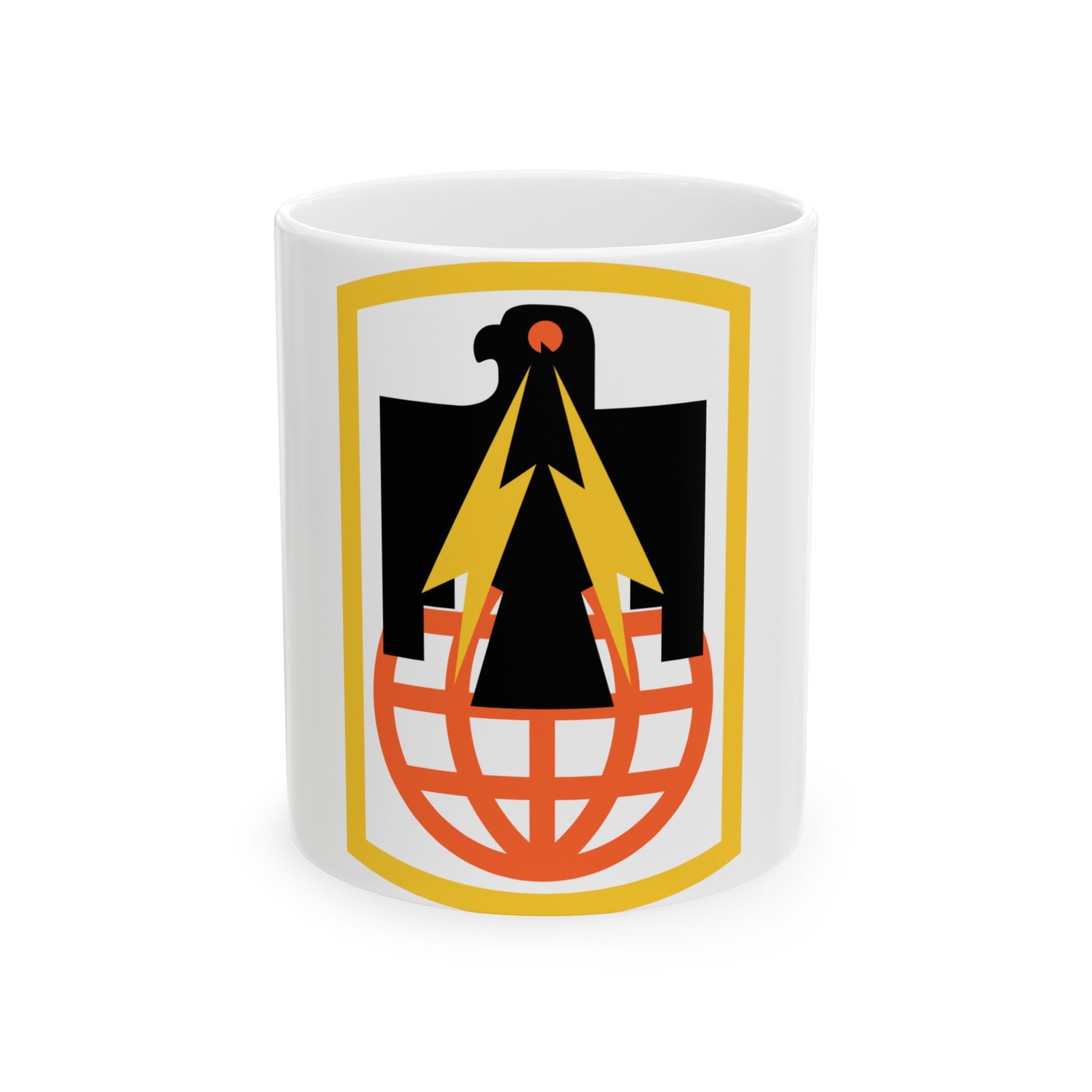 11th Signal Brigade (U.S. Army) White Coffee Mug-11oz-The Sticker Space