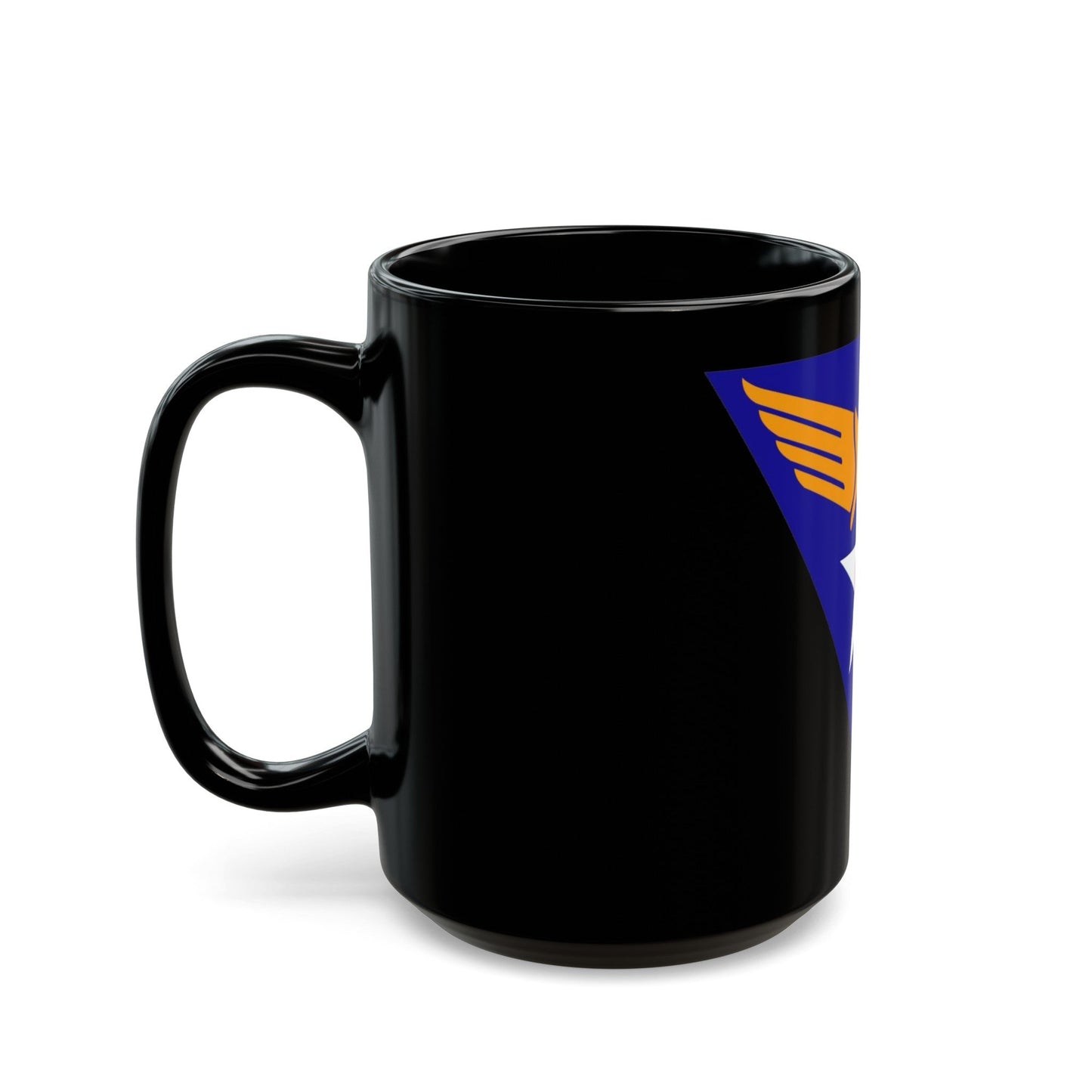 12 Air Force (U.S. Army) Black Coffee Mug-The Sticker Space