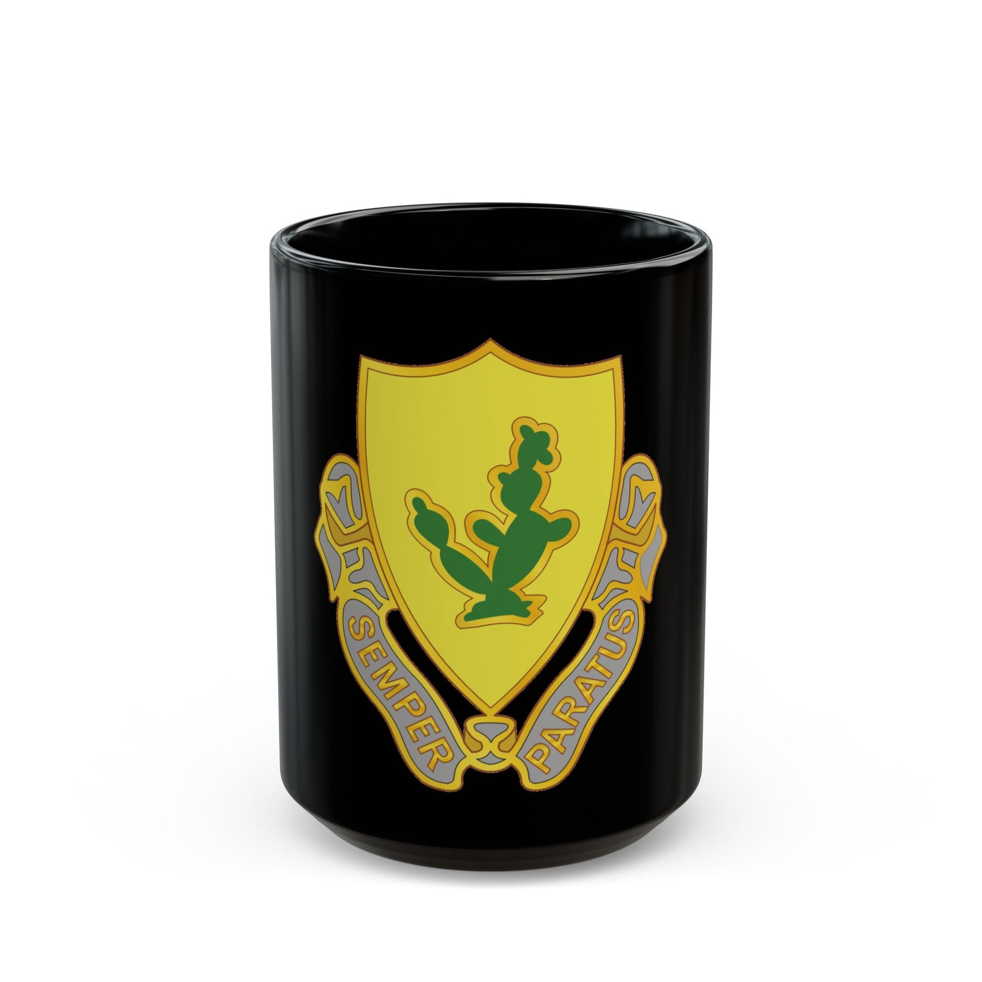 12 Cavalry Regiment (U.S. Army) Black Coffee Mug-15oz-The Sticker Space