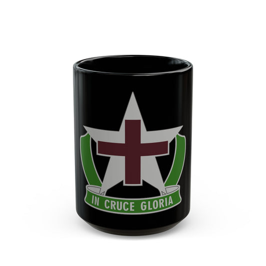 12 Field Hospital (U.S. Army) Black Coffee Mug-15oz-The Sticker Space