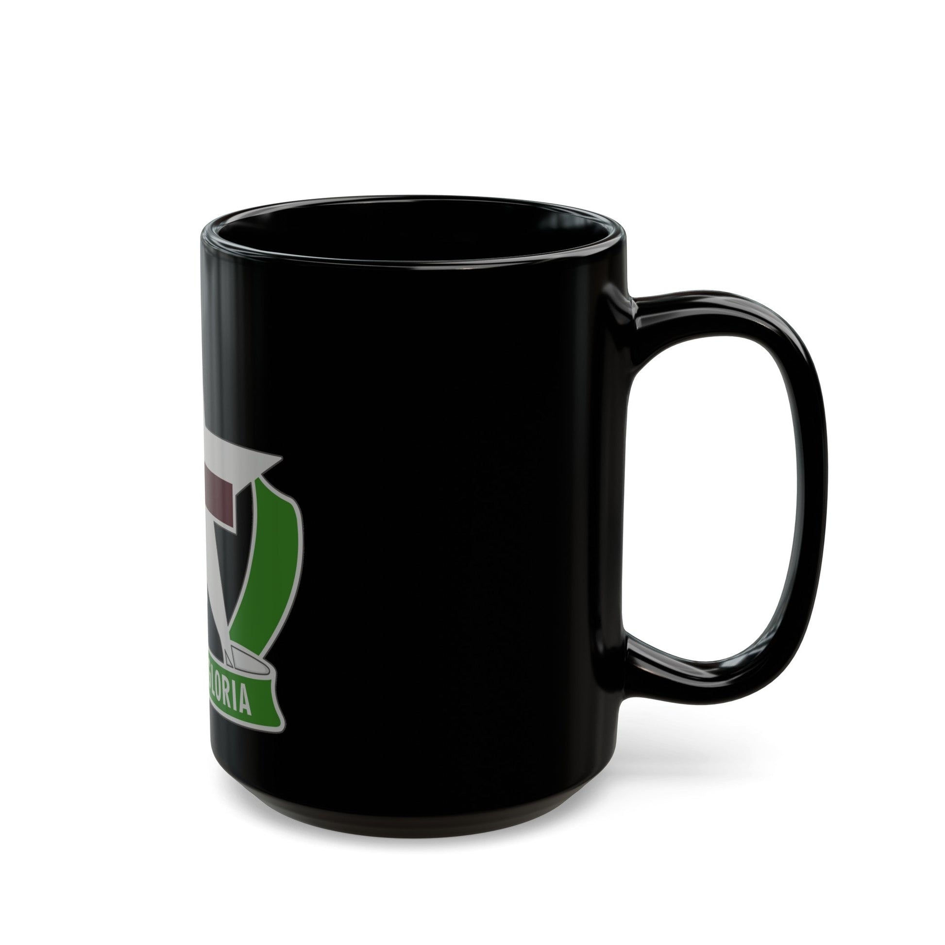 12 Field Hospital (U.S. Army) Black Coffee Mug-The Sticker Space