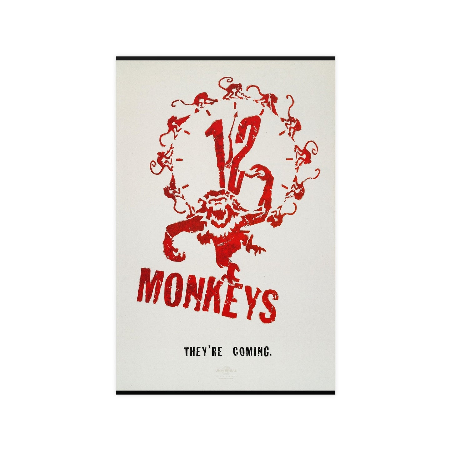 12 Monkeys 1995 - Matte Paper Movie Poster-11″ x 17″ (Vertical)-The Sticker Space