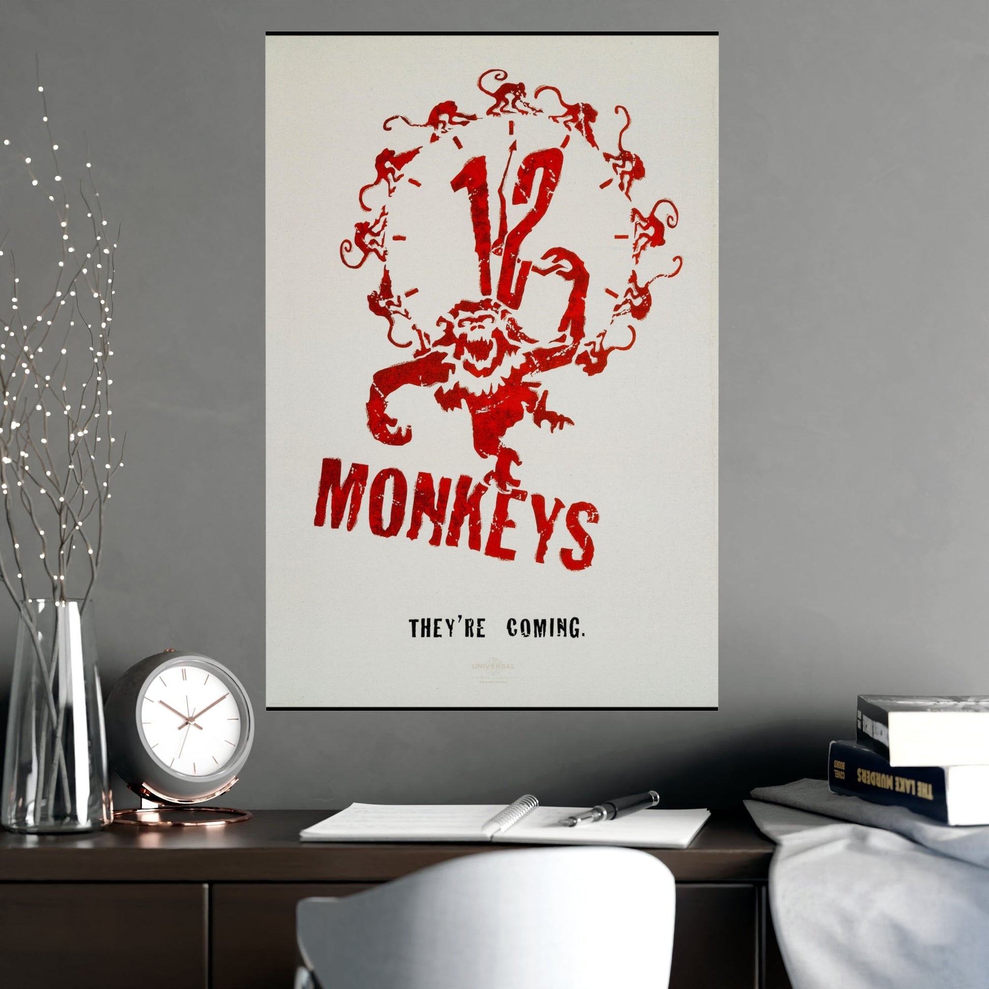 12 Monkeys 1995 - Matte Paper Movie Poster-The Sticker Space