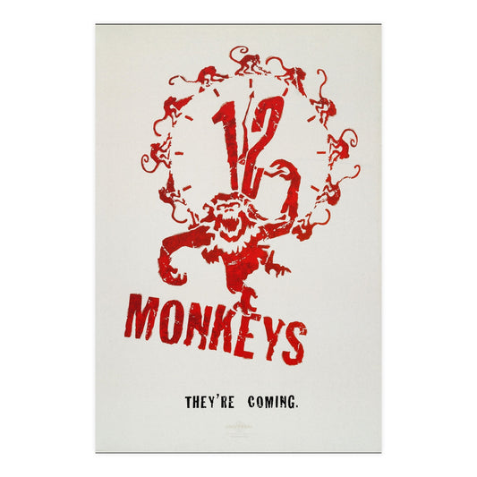 12 Monkeys 1995 - Matte Paper Movie Poster-24″ x 36″ (Vertical)-The Sticker Space