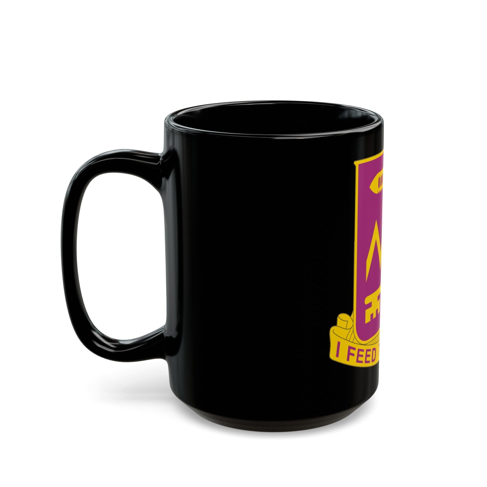 12 Ordnance Battalion (U.S. Army) Black Coffee Mug-The Sticker Space