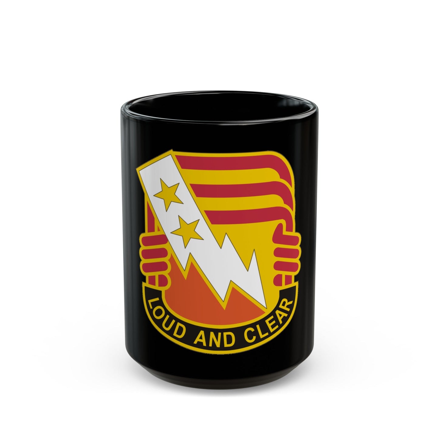 12 Signal Group (U.S. Army) Black Coffee Mug-15oz-The Sticker Space
