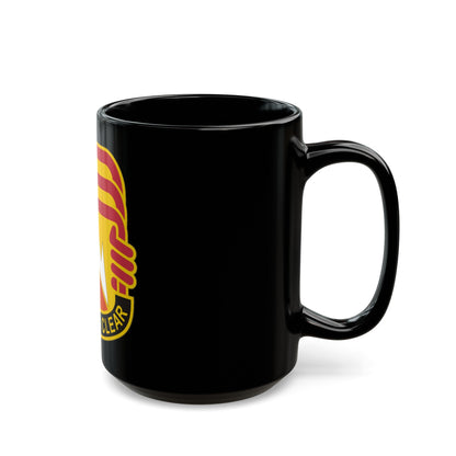 12 Signal Group (U.S. Army) Black Coffee Mug-The Sticker Space