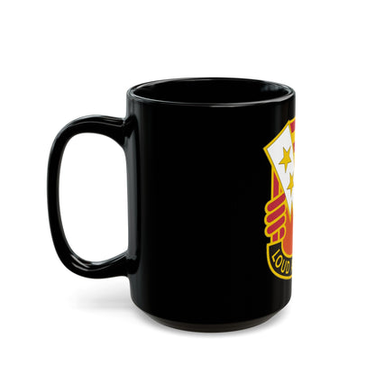 12 Signal Group (U.S. Army) Black Coffee Mug-The Sticker Space