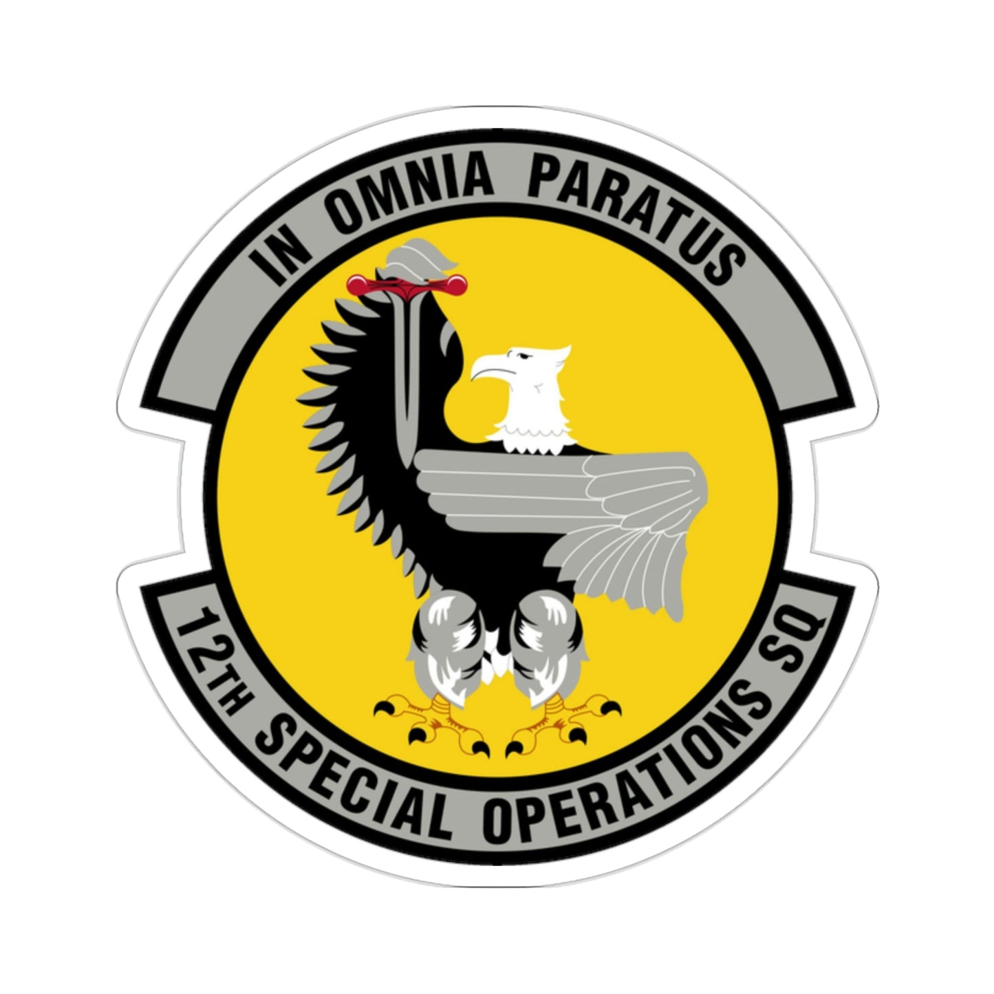 12 Special Operations Squadron AFSOC (U.S. Air Force) STICKER Vinyl Die-Cut Decal-2 Inch-The Sticker Space