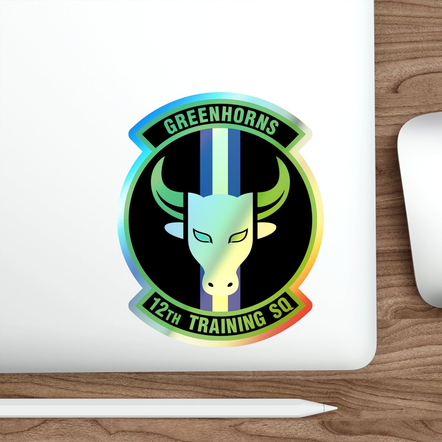 12 Training Sq AETC (U.S. Air Force) Holographic STICKER Die-Cut Vinyl Decal-The Sticker Space