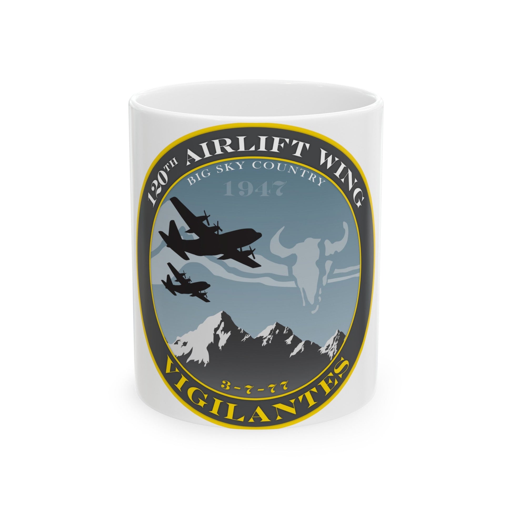 120th Airlift Wing (U.S. Air Force) White Coffee Mug-11oz-The Sticker Space