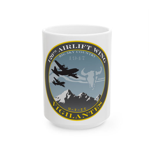 120th Airlift Wing (U.S. Air Force) White Coffee Mug