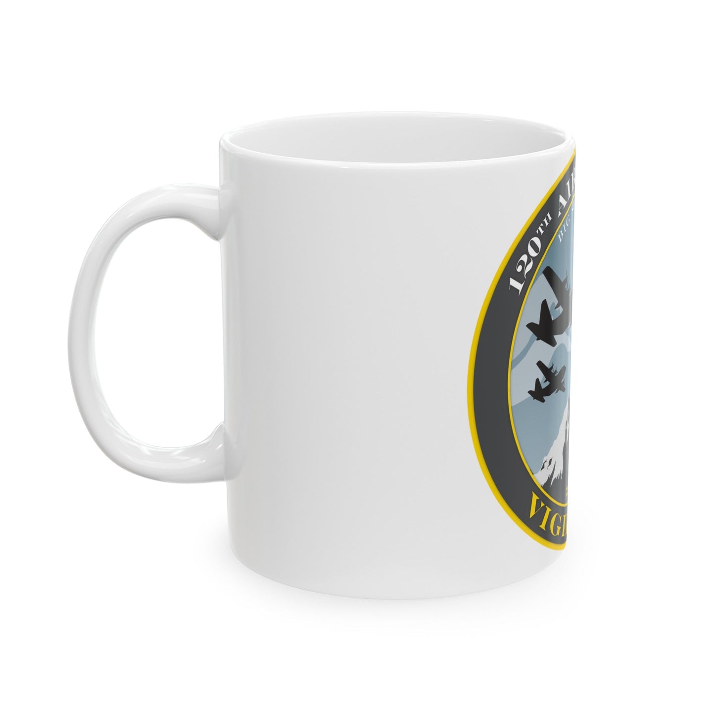 120th Airlift Wing (U.S. Air Force) White Coffee Mug-The Sticker Space