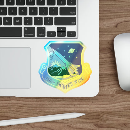 120th Fighter Wing (U.S. Air Force) Holographic STICKER Die-Cut Vinyl Decal-The Sticker Space