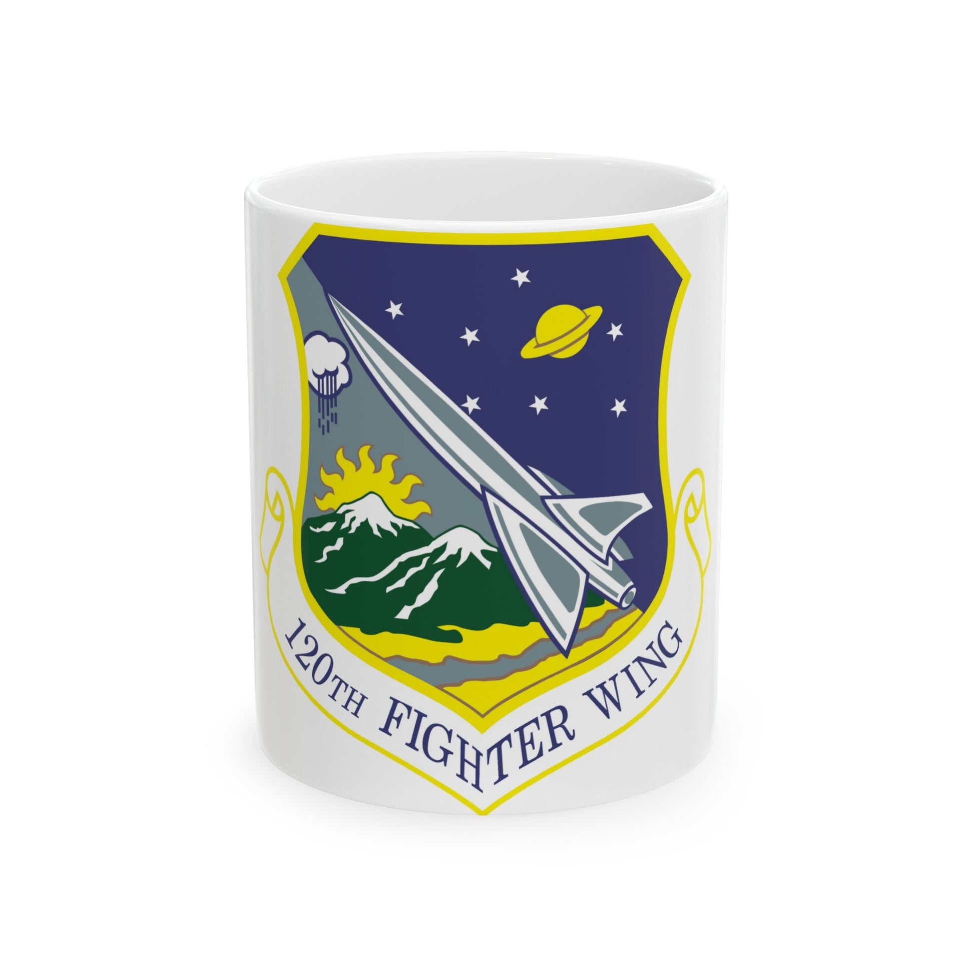 120th Fighter Wing (U.S. Air Force) White Coffee Mug-11oz-The Sticker Space