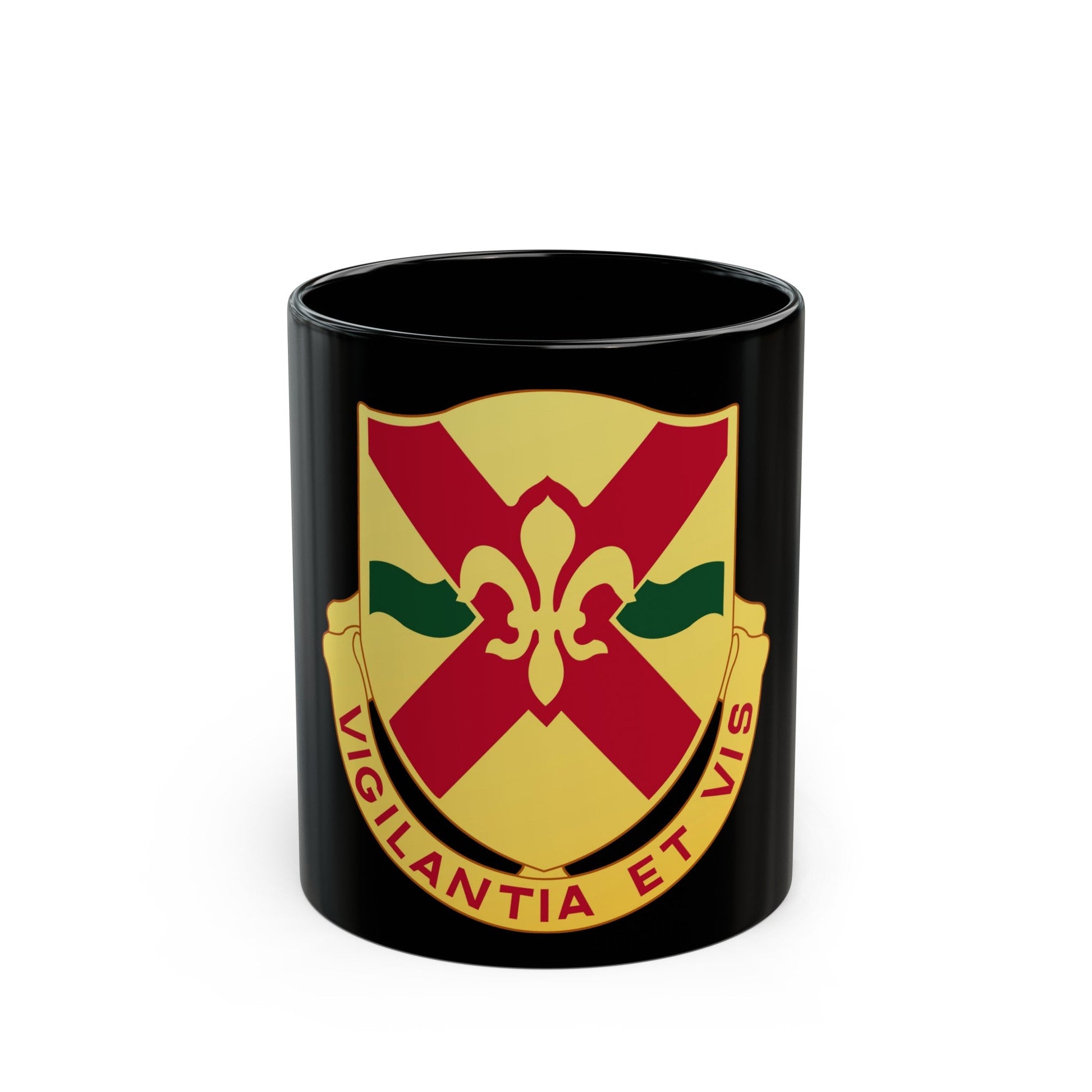 121 Cavalry Regiment (U.S. Army) Black Coffee Mug-11oz-The Sticker Space