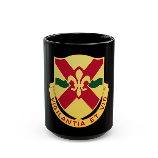 121 Cavalry Regiment (U.S. Army) Black Coffee Mug-15oz-The Sticker Space