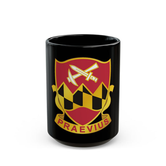 121 Engineer Battalion (U.S. Army) Black Coffee Mug-15oz-The Sticker Space